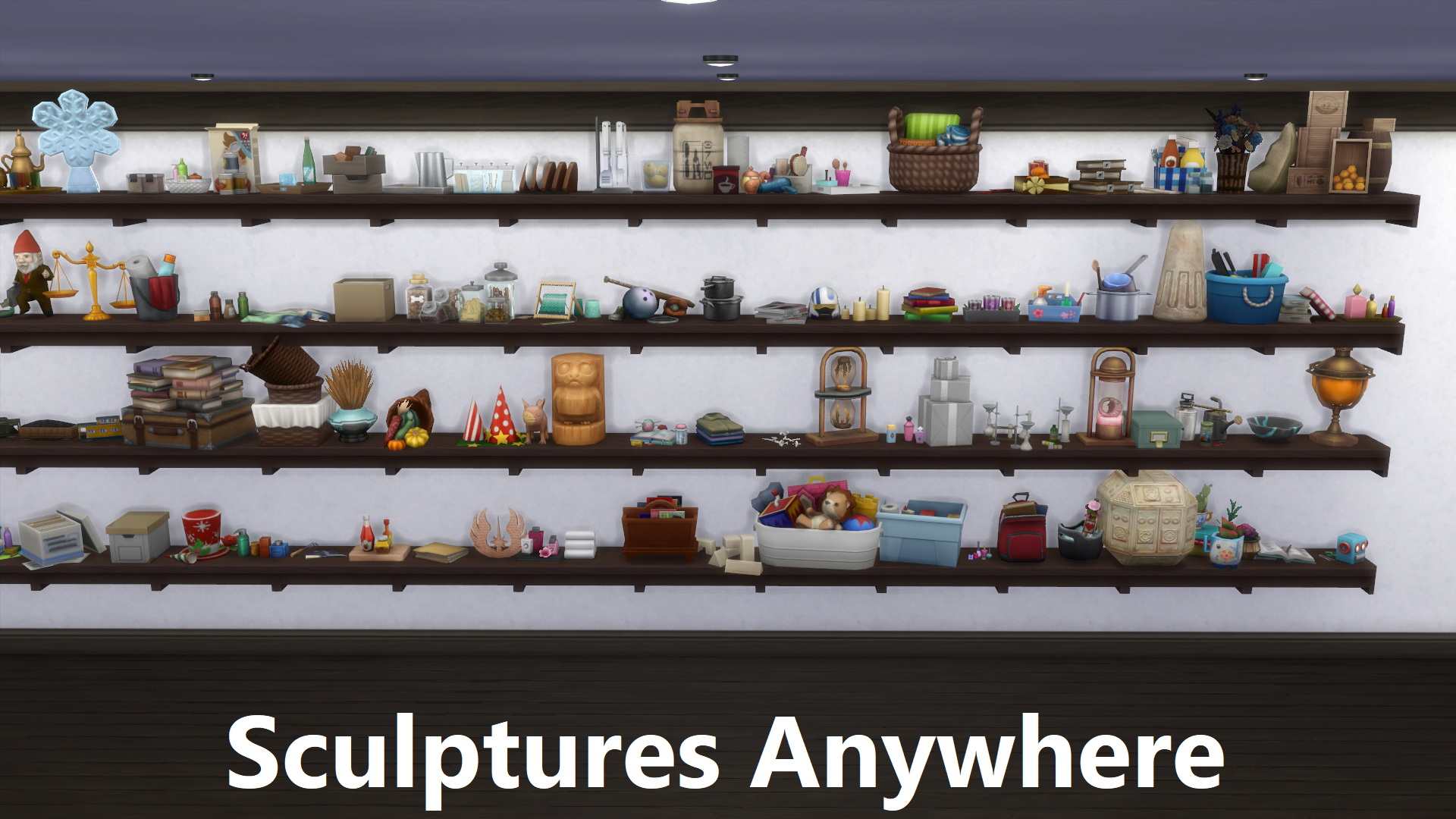 Clutter Anywhere Part Six Sculptures at Mod The Sims 4 » Sims 4 Updates