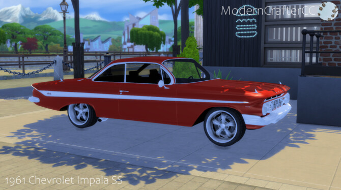 Sims 4 1961 Chevrolet Impala SS at Modern Crafter CC