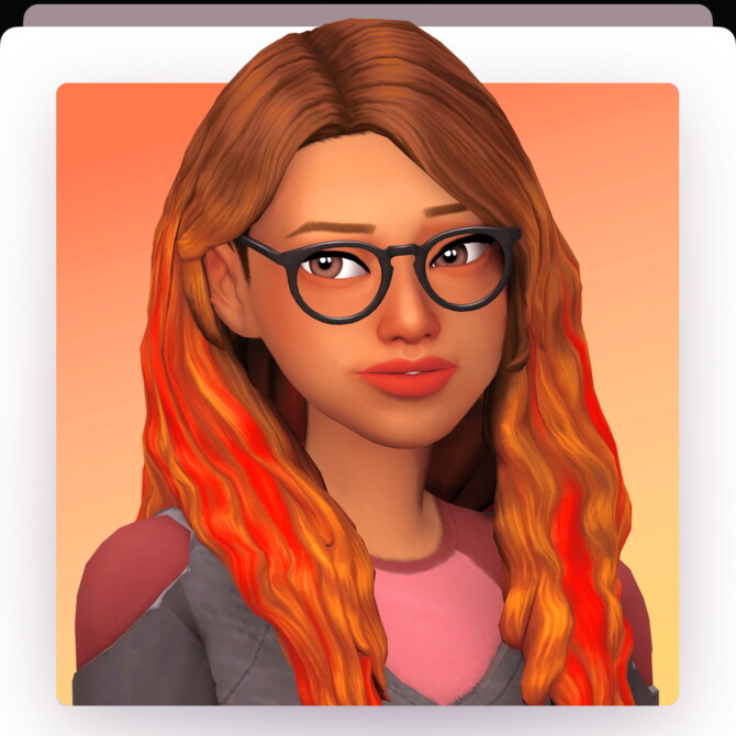 Sims 4 Diwa hair at Marso Sims