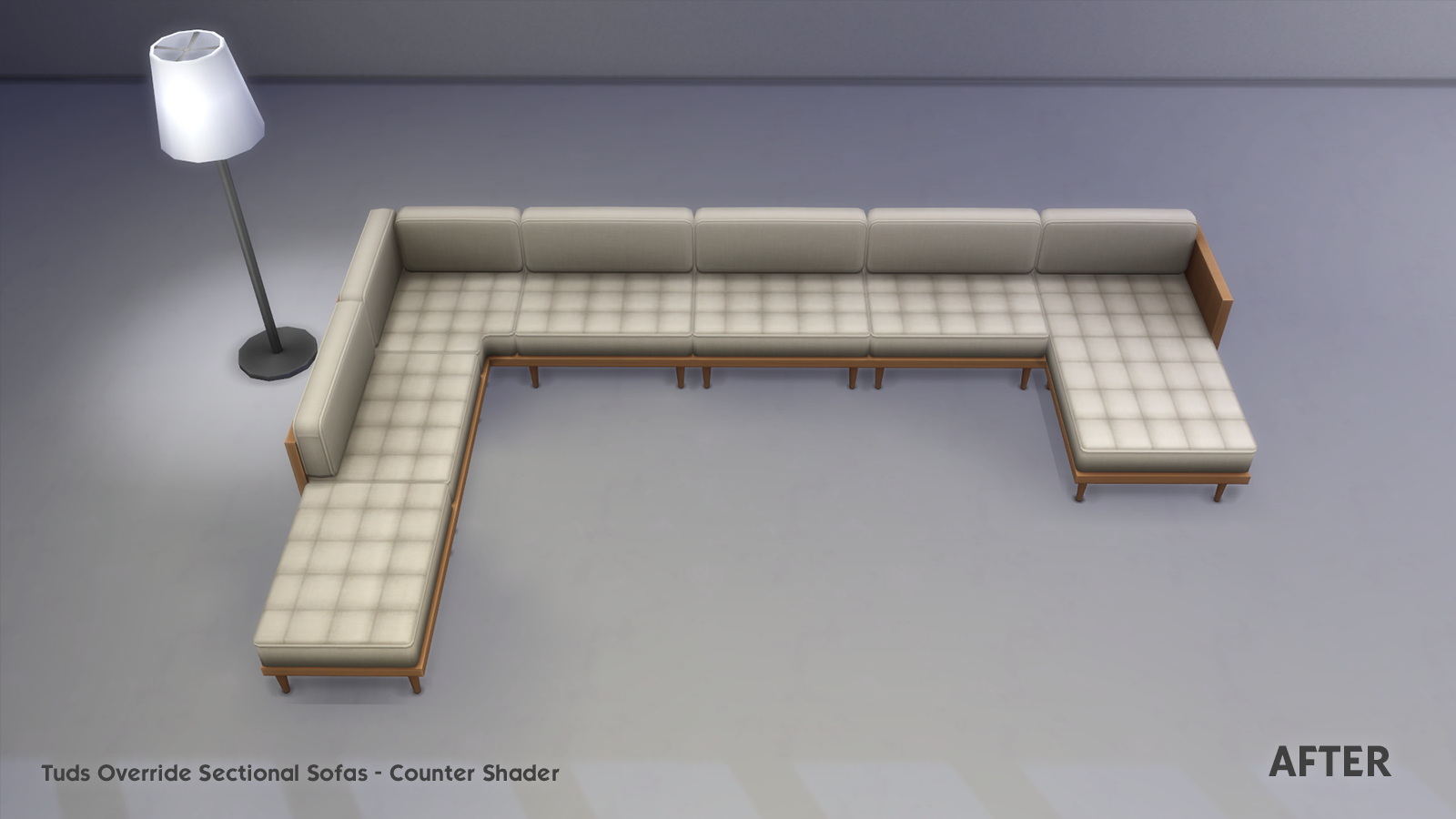 Sectionals Sofas Override Fix for the light issue at Mod The Sims 4