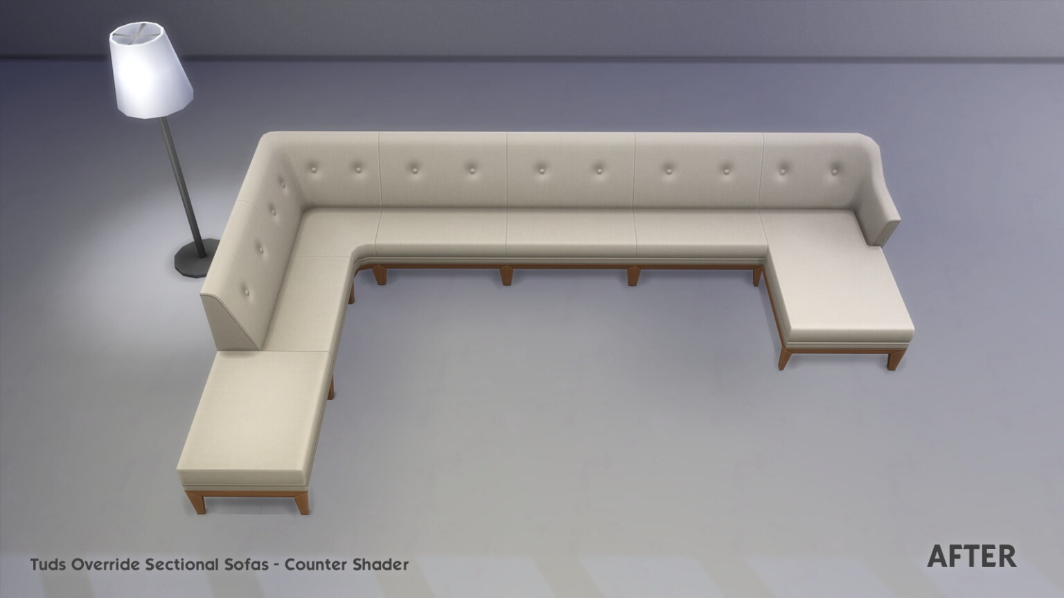 Sectionals Sofas Override Fix for the light issue at Mod The Sims 4