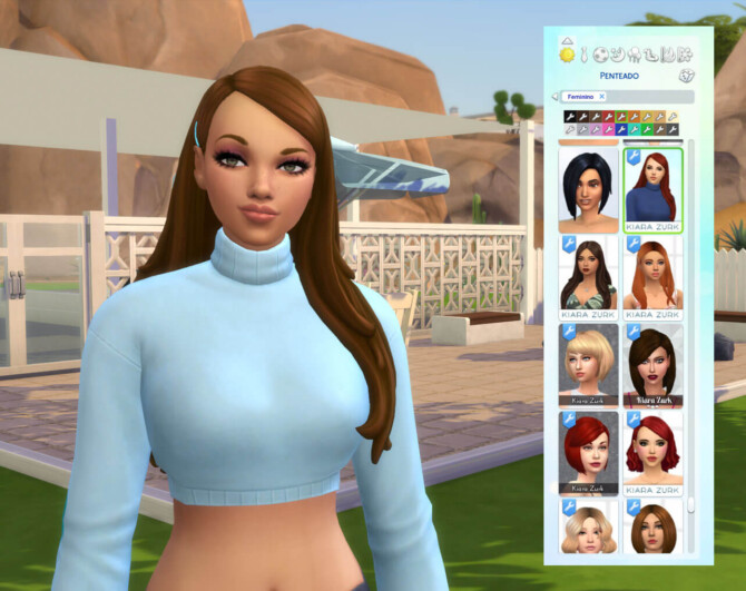 Sims 4 Jenny Hairstyle V2 at My Stuff Origin