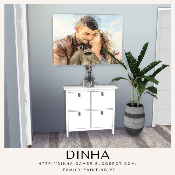 Sims 4 Family Paintings at Dinha Gamer