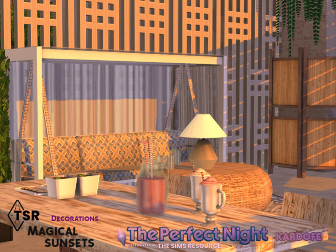 Sims 4 The Perfect Night Magical sunsets 2 by kardofe at TSR