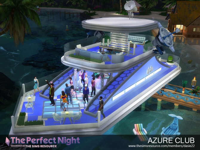 Sims 4 The Perfect Night AZURE CLUB by dasie2 at TSR