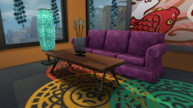 Sims 4 Ugway Grot Coffee Table at Modern Crafter CC