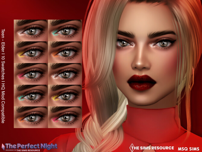 Sims 4 Nightlife Eye Highlighter at MSQ Sims