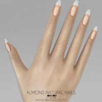 Almond Natural Nails
