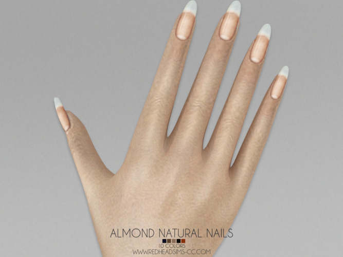Almond Natural Nails