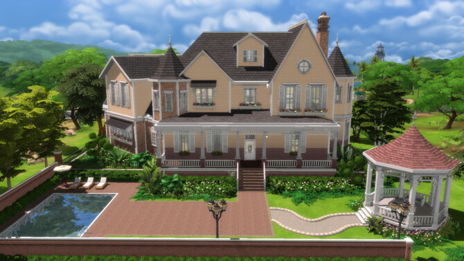 Sims 4 Victorian Manor by plumbobkingdom at Mod The Sims 4