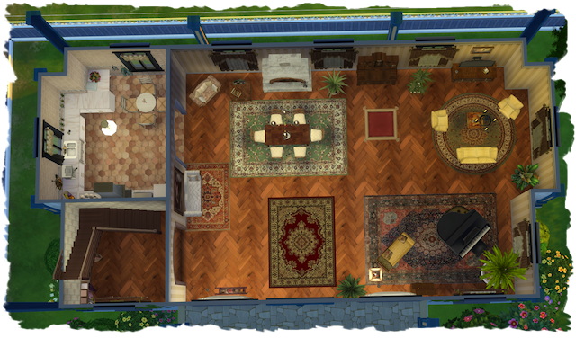 Sims 4 Villa Clara by Chalipo at All 4 Sims