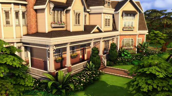 Sims 4 Victorian Manor by plumbobkingdom at Mod The Sims 4