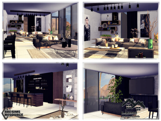 Sims 4 LARMO home by marychabb at TSR