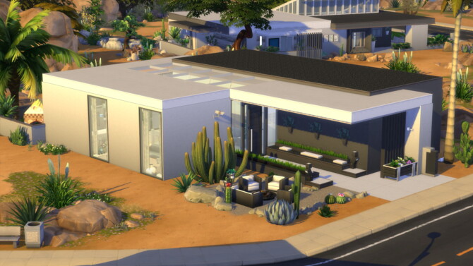 Sims 4 City Modern Palm Springs by Brand at Mod The Sims 4
