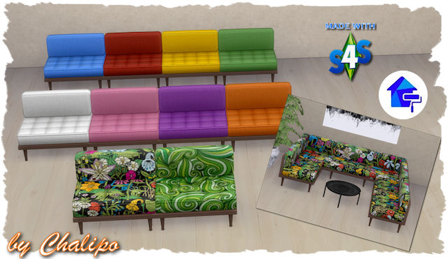 Sims 4 Modular Sofa Home design by Chalipo at All 4 Sims