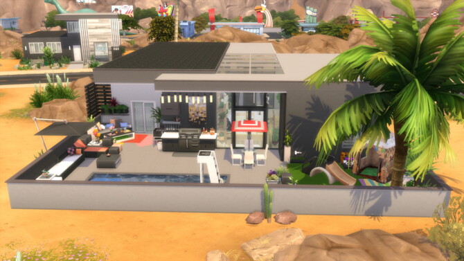 Sims 4 City Modern Palm Springs by Brand at Mod The Sims 4