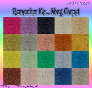 Remember Me… Shag Carpet By Wykkyd