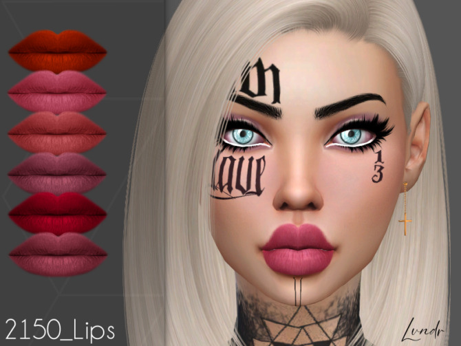 Sims 4 2150 Lipstick by LVNDRCC at TSR