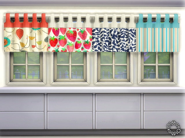 Sims 4 Window curtain by Oldbox at All 4 Sims