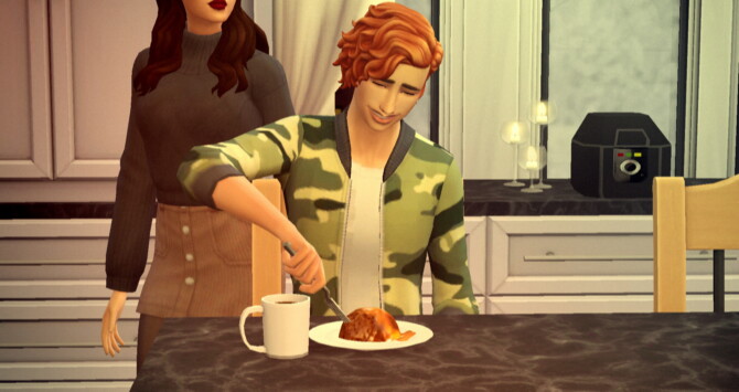 Sims 4 Sticky Toffee Pudding Custom Recipe by RobinKLocksley at Mod The Sims 4