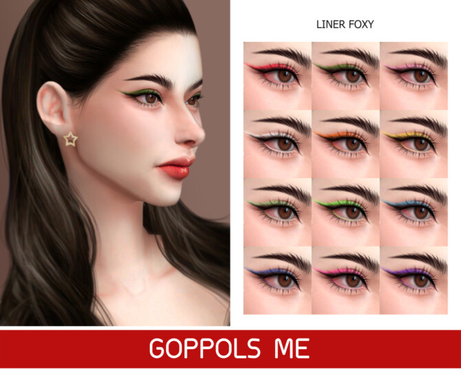 Sims 4 GPME GOLD Liner Foxy at GOPPOLS Me