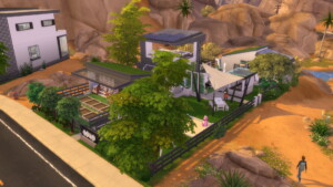 City Modern Dinoview Park (Tier 1 Micro Home) by Brand at Mod The Sims 4