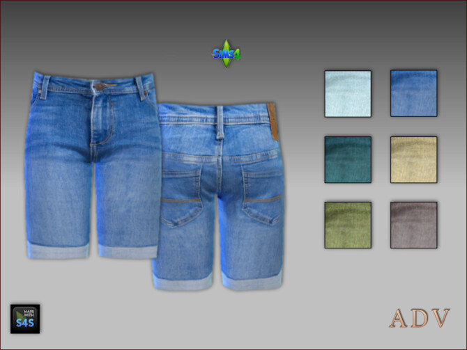 Sims 4 Jeans shorts and polo shirts for boys at Arte Della Vita