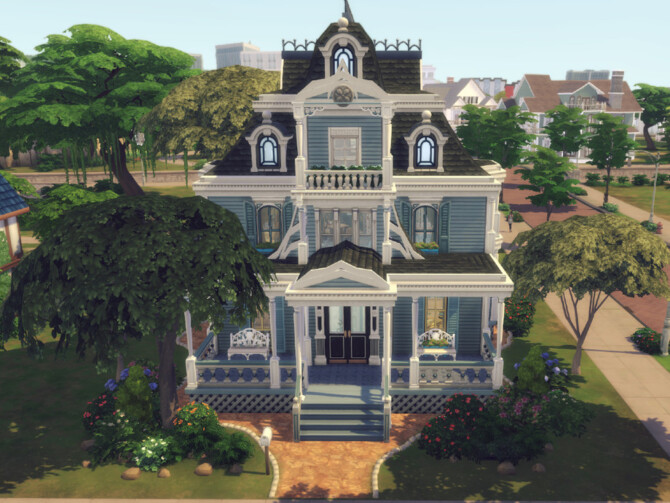 Sims 4 Clara home by GenkaiHaretsu at TSR