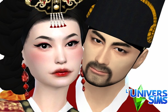 Sims 4 Korean King and Queen at L’UniverSims