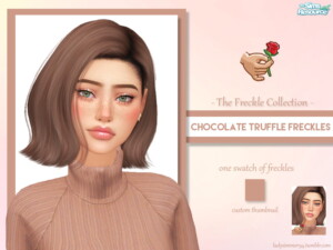 Chocolate Truffle Freckles By Ladysimmer94