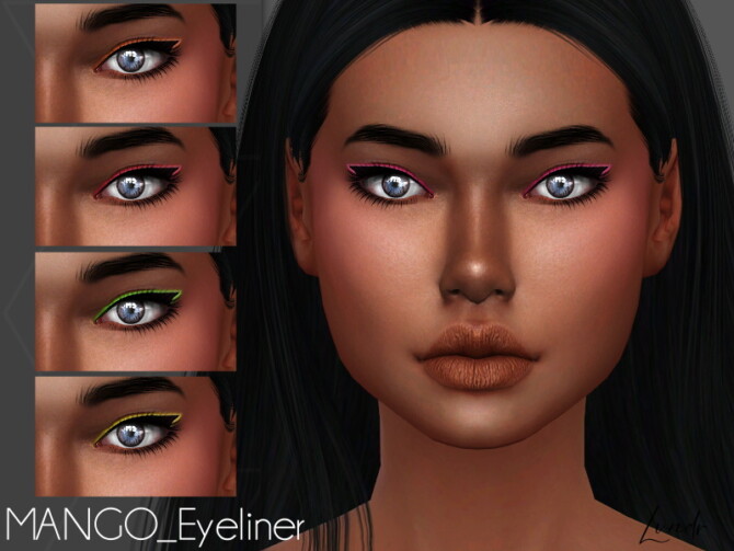 Sims 4 Mango Eyeliner by LVNDRCC at TSR