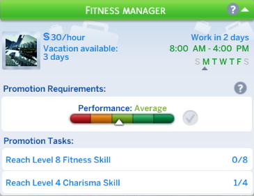 Sims 4 Fitness Gym Owner career by SimsStories13 at Mod The Sims 4
