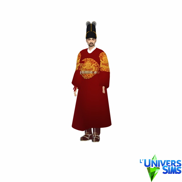 Sims 4 Korean King and Queen at L’UniverSims