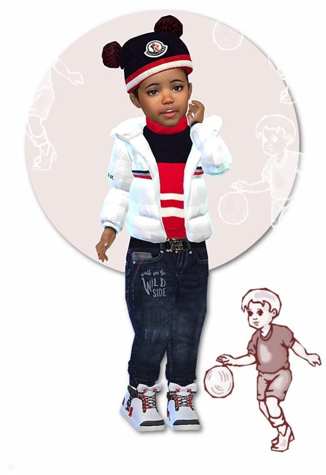 Designer Set for Toddler Boys at Sims4-Boutique » Sims 4 Updates