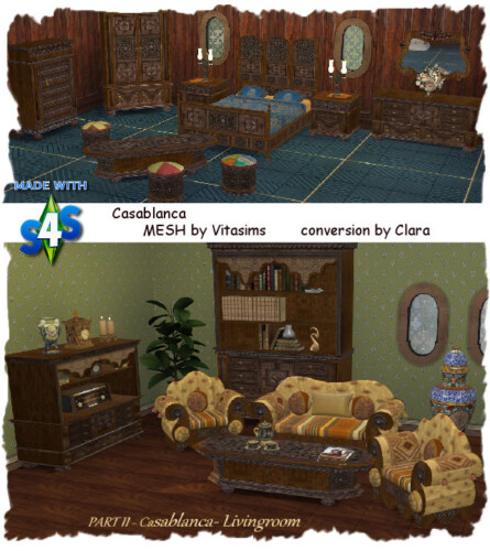 Vitasims’s Casablanca Furniture Conversion By Clara