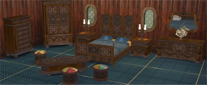 Sims 4 Vitasimss Casablanca Furniture Conversion by Clara at All 4 Sims