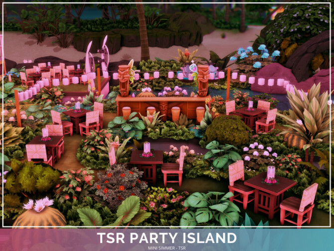 Sims 4 The Perfect Night Party Island by Mini Simmer at TSR