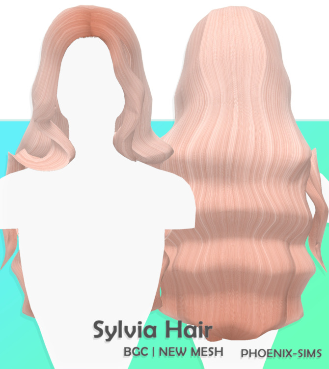 Sims 4 Maisie & Sylvia Hairs (P) at Phoenix Sims