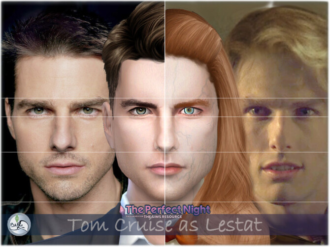 Sims 4 SIM Tom Cruise as vampire Lestat by BAkalia at TSR