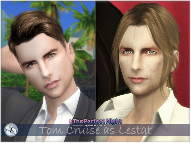 Sims 4 SIM Tom Cruise as vampire Lestat by BAkalia at TSR