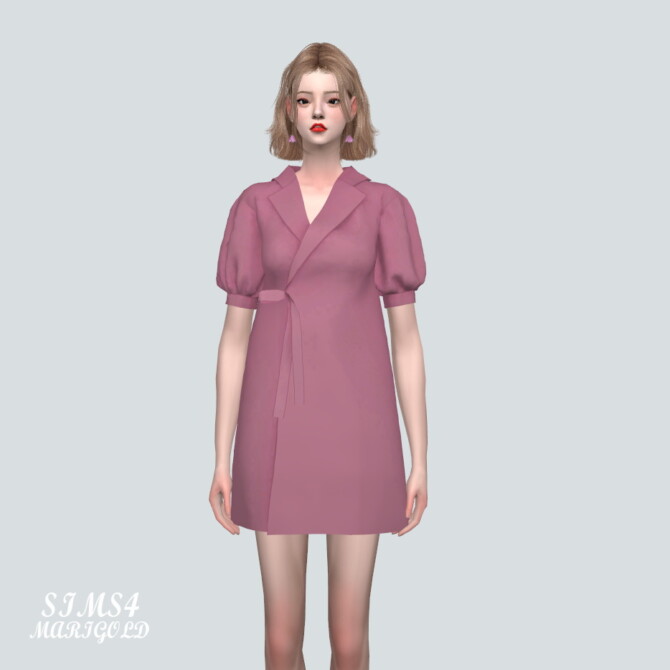 Sims 4 Mini Dress KS 1 GR at Marigold