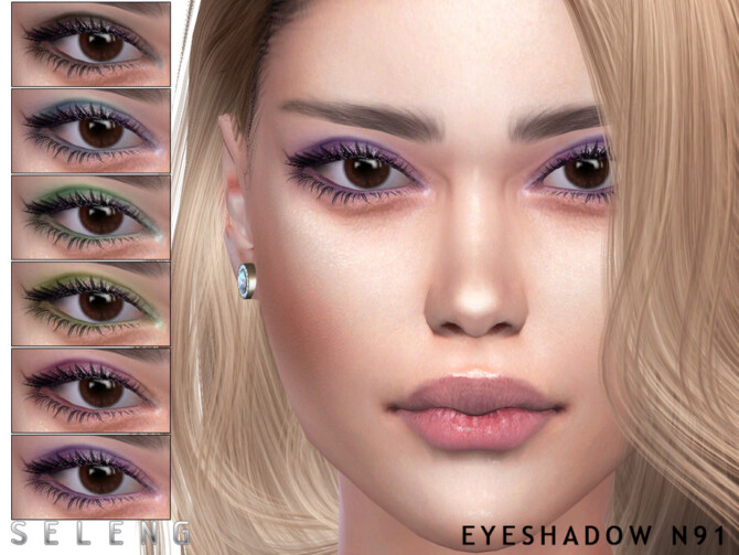 Sims 4 Eyeshadow N91 by Seleng at TSR