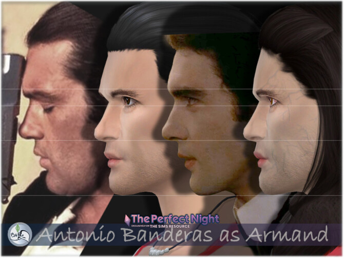 Sims 4 SIM Antonio Banderas as vampire Armand by BAkalia at TSR