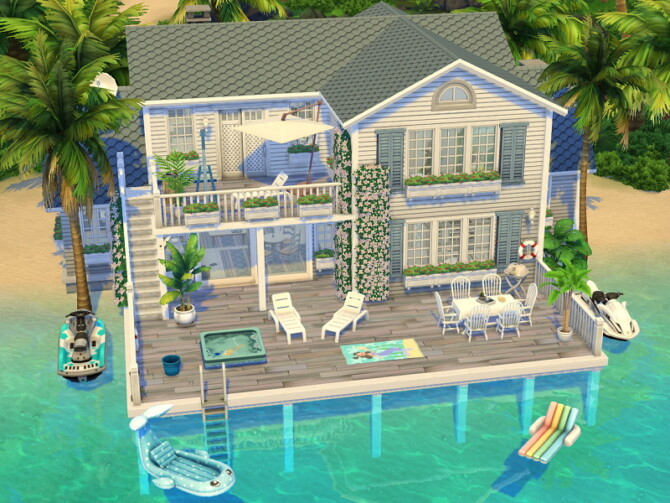 Sims 4 Family Beach House by Flubs79 at TSR