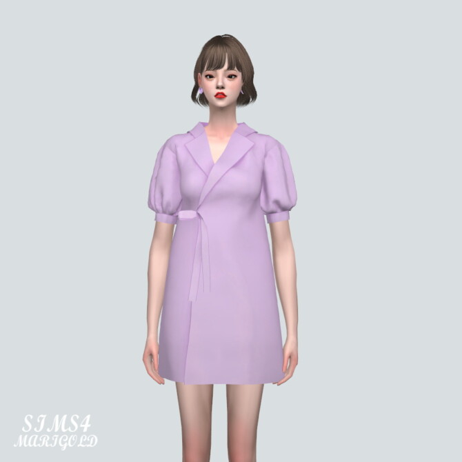 Sims 4 Mini Dress KS 1 GR at Marigold