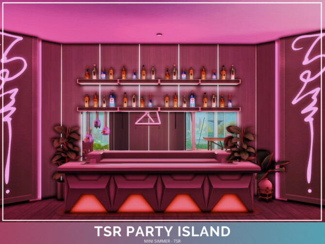 Sims 4 The Perfect Night Party Island by Mini Simmer at TSR