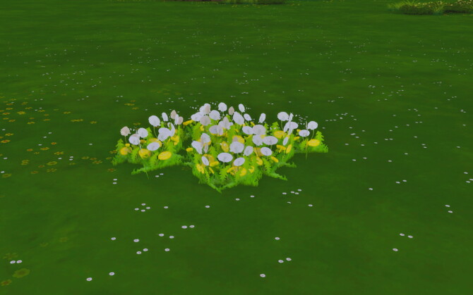 Sims 4 A cluster of dandelions by MoonFeather at Mod The Sims 4
