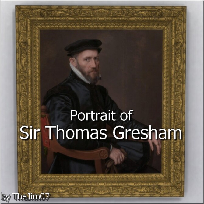 Sims 4 Portrait of Sir Thomas Gresham by TheJim07 at Mod The Sims 4