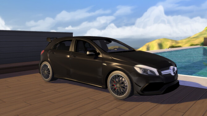 Sims 4 2014 Mercedes Benz A45 AMG at Modern Crafter CC