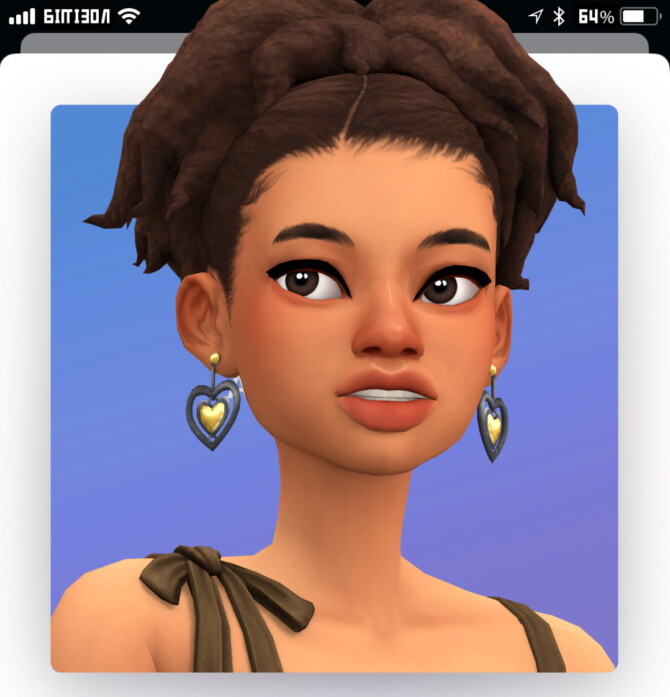 Sims 4 Amihan hair at Marso Sims